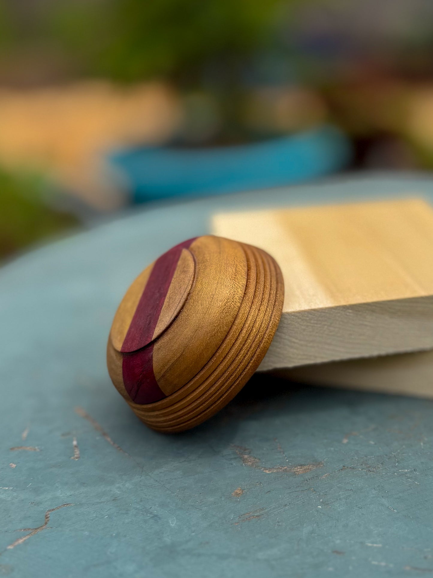 Handmade Wood Bowl | Violet Split No. 01 | Remy's Studio