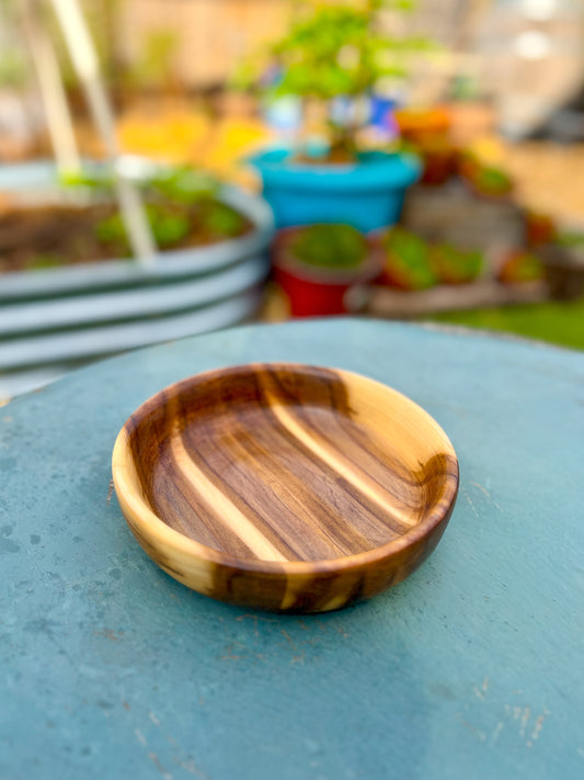 Handmade Wood Bowl | Rainbow Poplar Form No. 01 | Remy's Studio