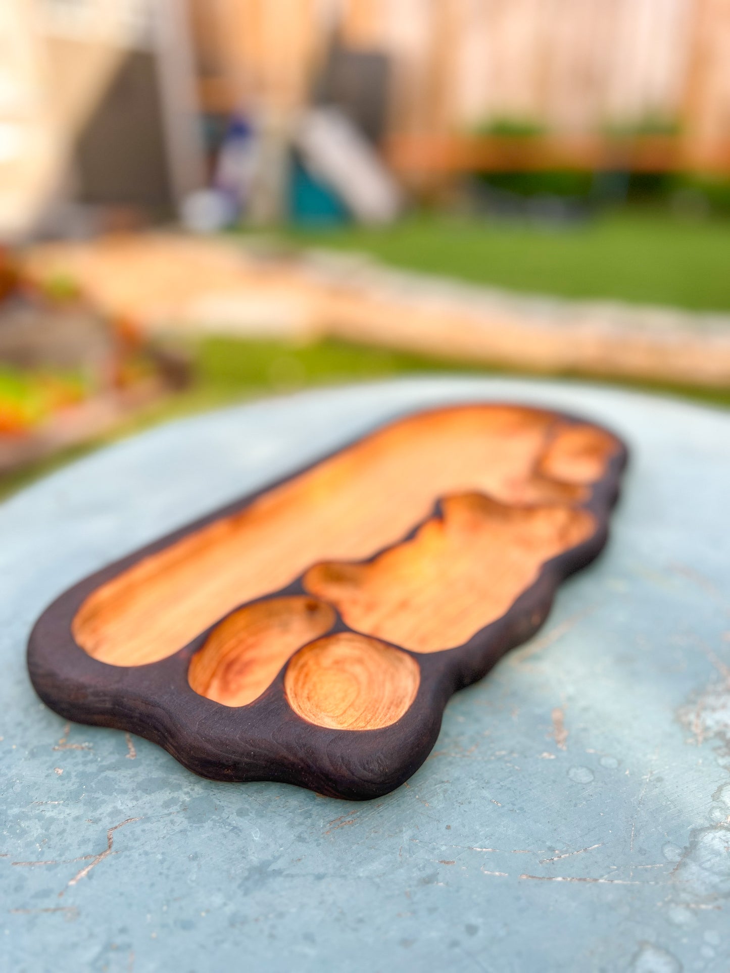 Handmade Serving Tray | Torched Current No. 01 | Remy's Studio